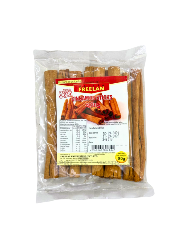 Freelan Cinnamon Sticks 80g