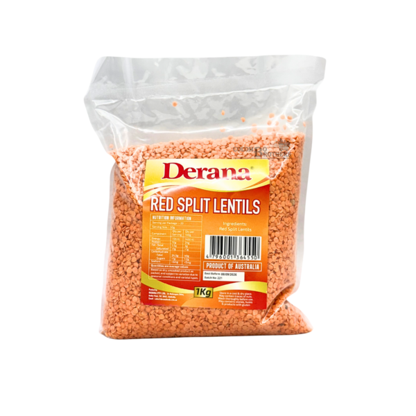Derana Red Split Lentils 2kg