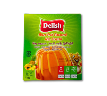 Delish Mixed Fruit Flavored Jelly 100g