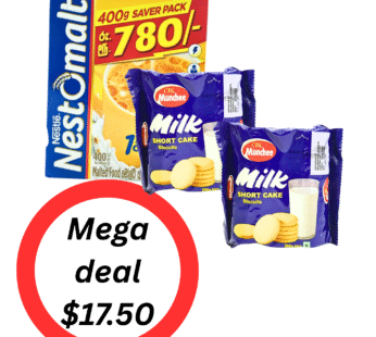 Nestomalt Box 400g and 2 Munchee Milk Shortcake 200g